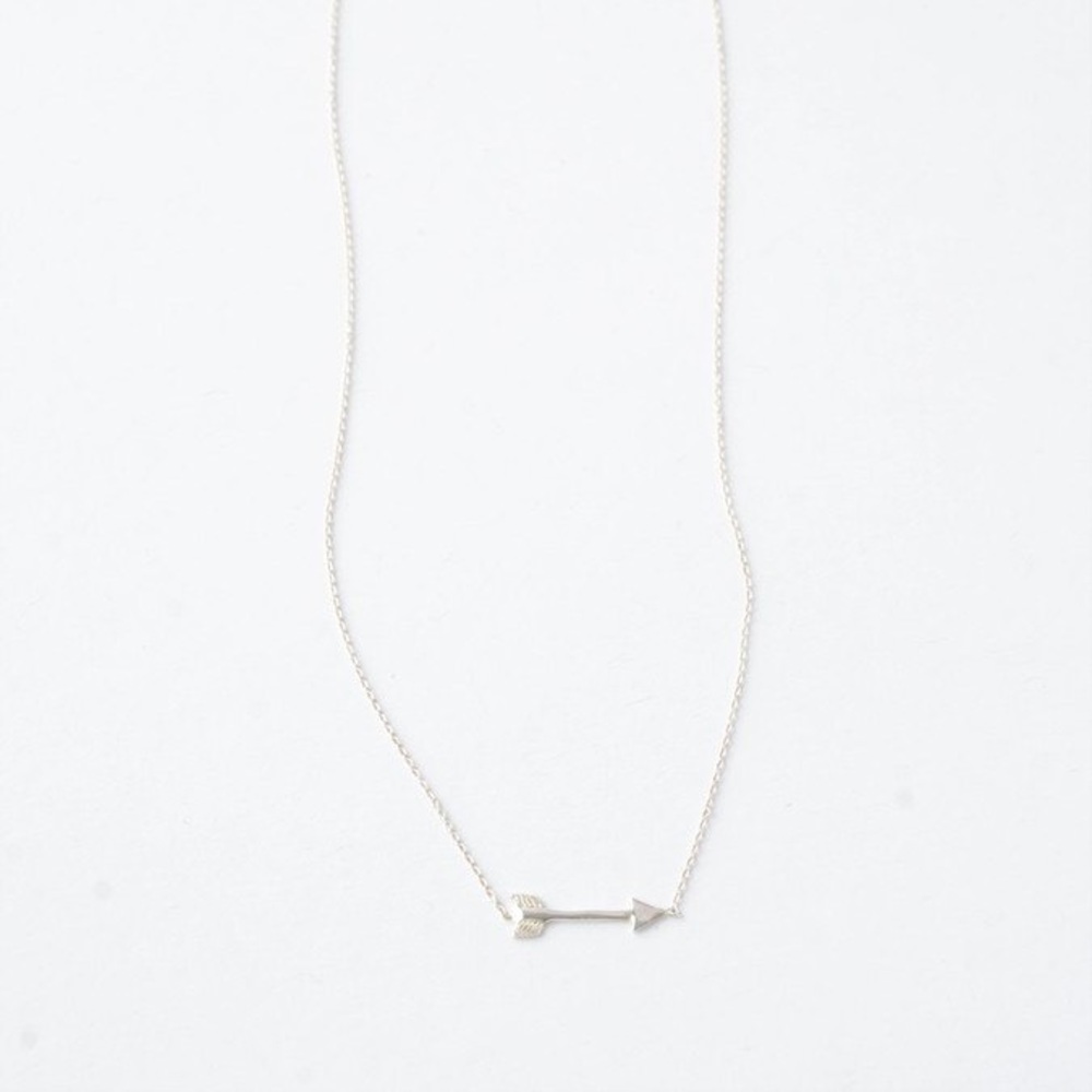 Sterling Silver ‘Wandering Arrow’ Necklace